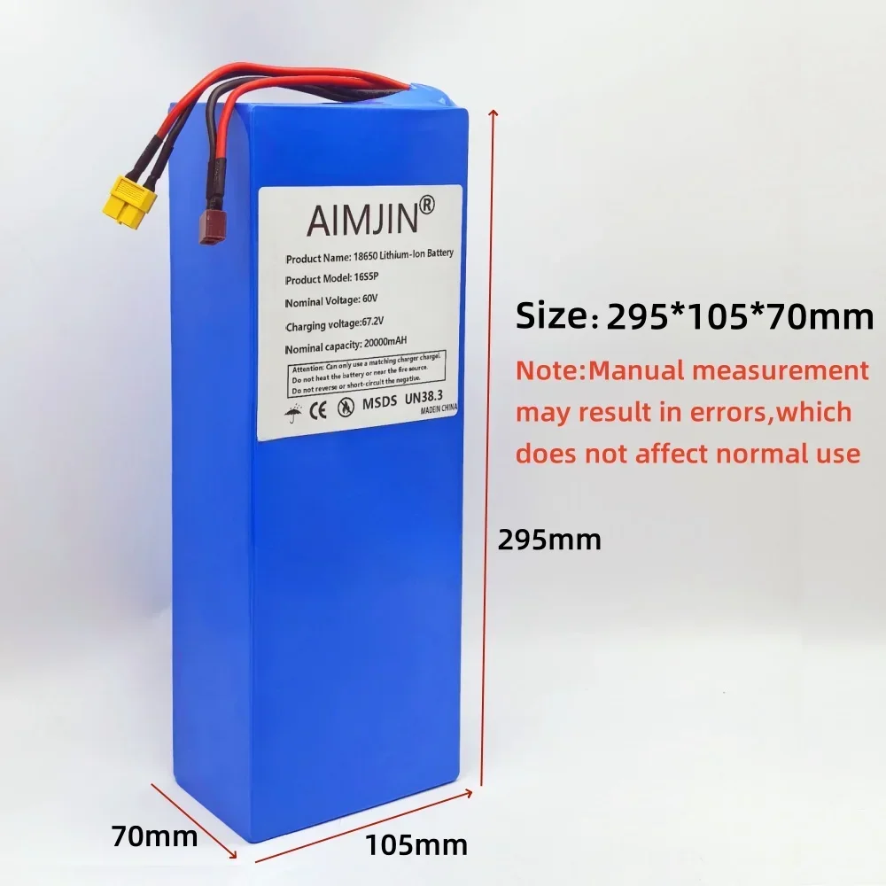 20000mAh 16S5P 60V Li-ion Batt - 72V 40Ah Lifepo4 Battery Pack review and price