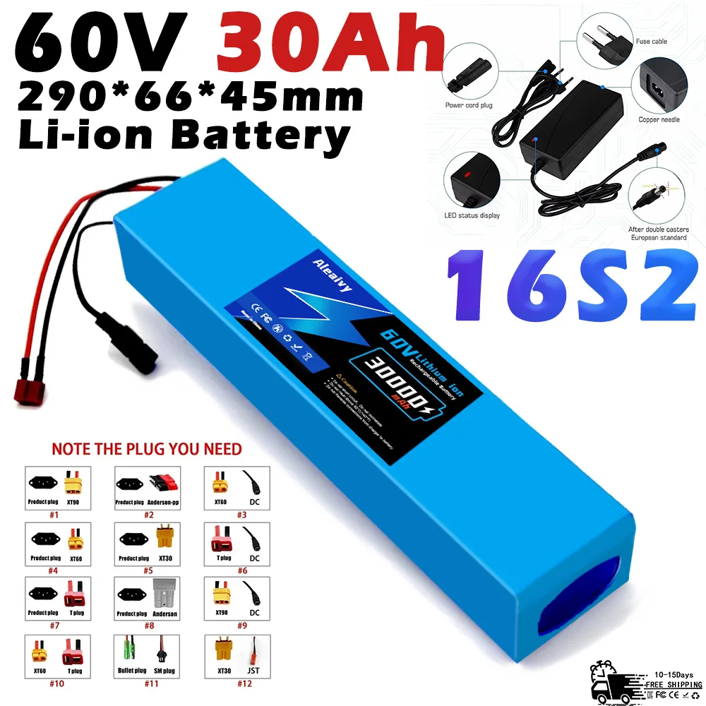 2025 Upgraded 60V 30Ah 18650 L - 60V 50Ah Electric Scooter Battery review and price